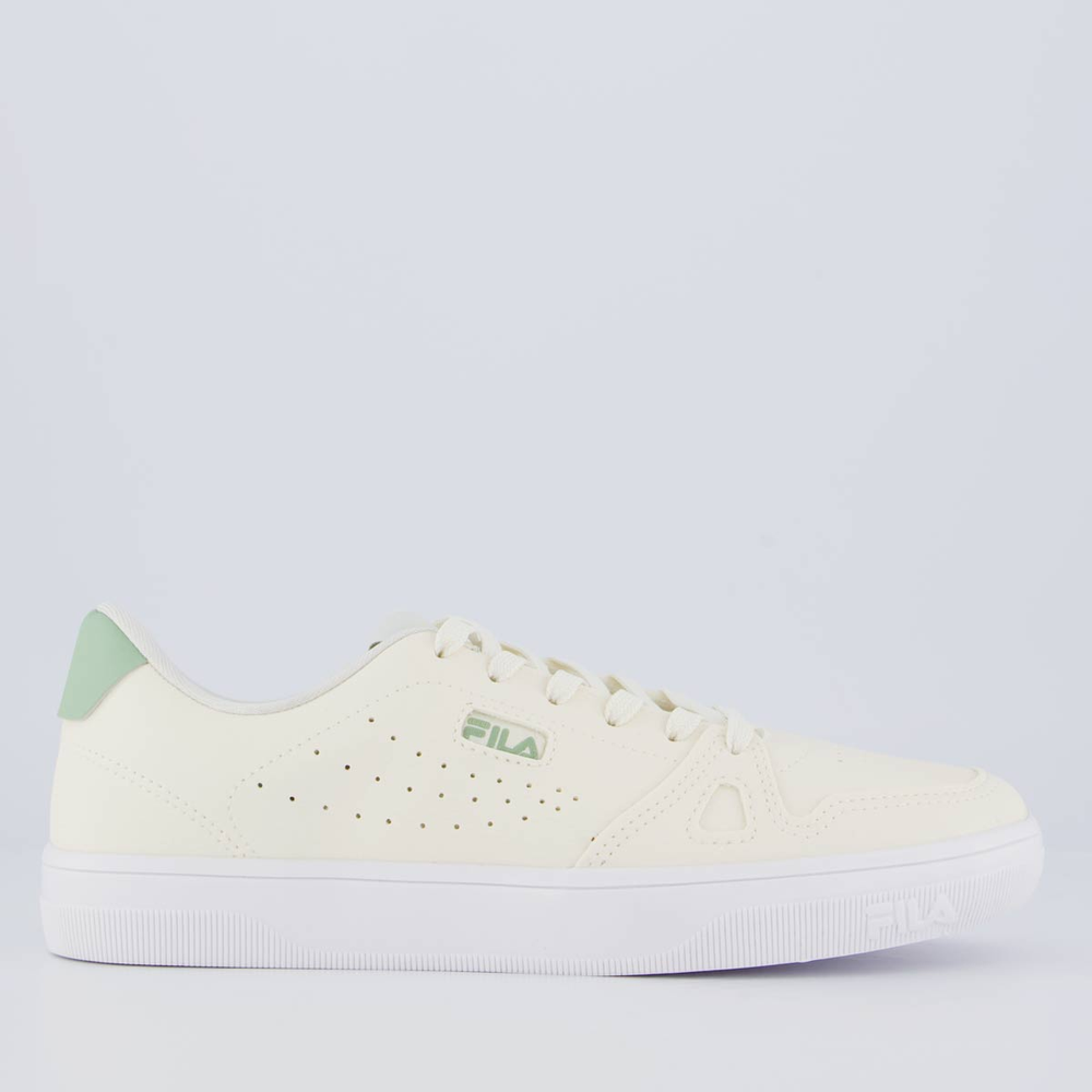 Tênis Fila Daily Feminino Bege e Verde