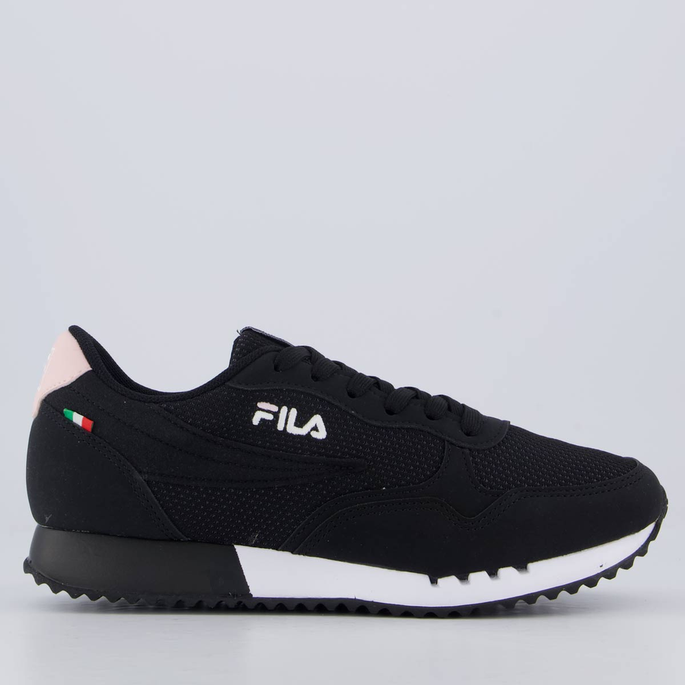 Tênis Fila Euro Jogger Sport II Feminino Preto e Rosa