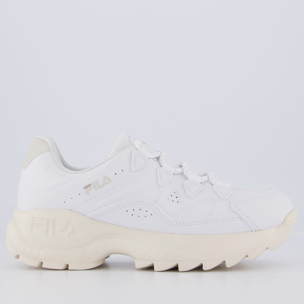Tênis Fila Evolux Feminino Branco e Bege