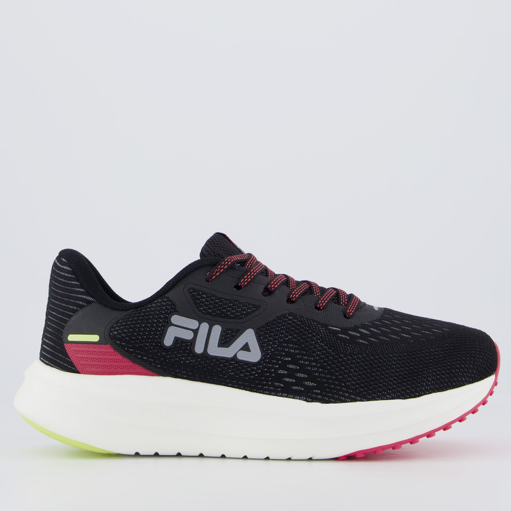 Tênis Fila Fastness Feminino Preto e Rosa