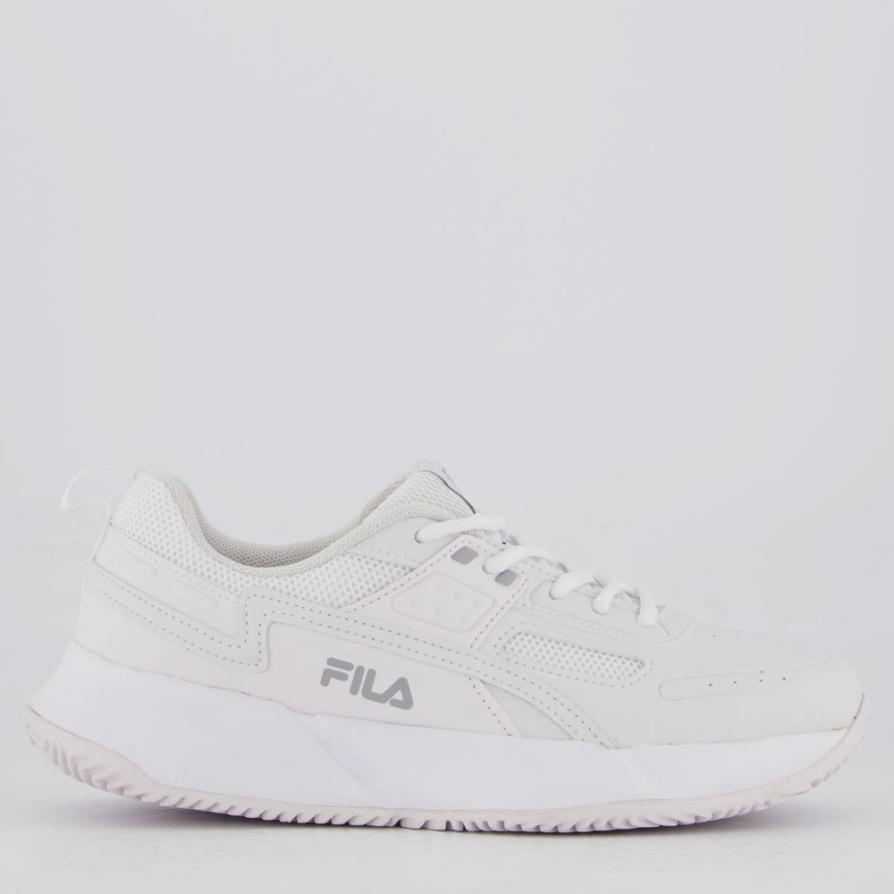 Tênis Fila Precision Feminino Branco e Cinza
