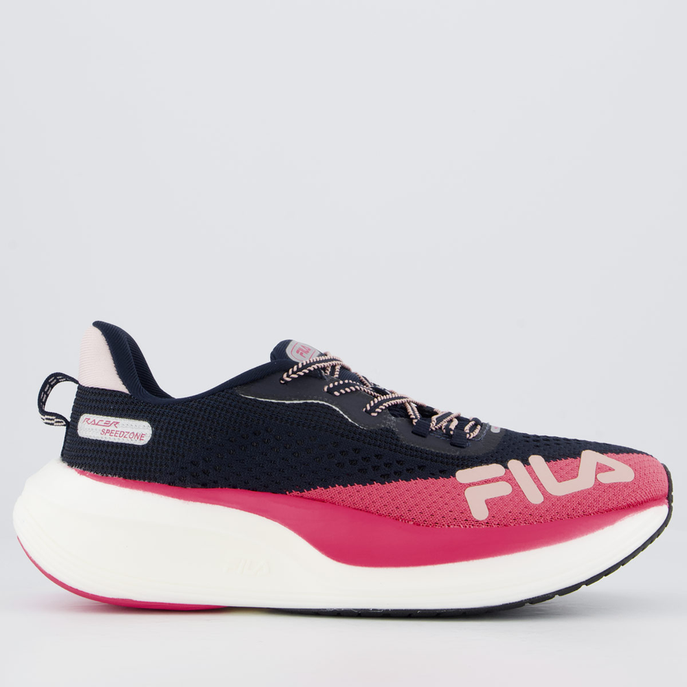 Tênis Fila Racer Speedzone Feminino Azul Marinho e