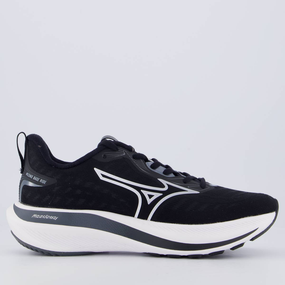 Tênis de Corrida Mizuno Base Ride 34 Preto Tênis de Corrida Mizuno Base Ride 34 Preto