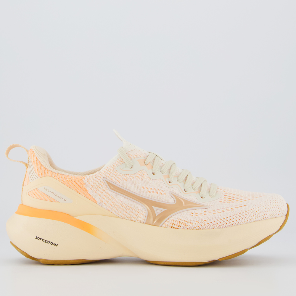 Tênis Mizuno Glow 3 Feminino Laranja Tênis Mizuno Glow 3 Feminino Laranja