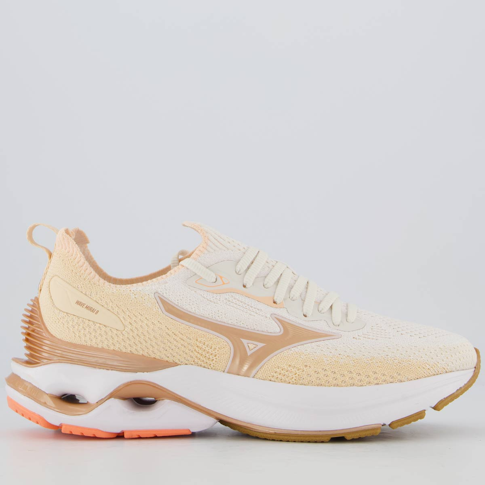 Tênis Mizuno Wave Mirai 8 Feminino Rosê Tênis Mizuno Wave Mirai 8 Feminino Rosê