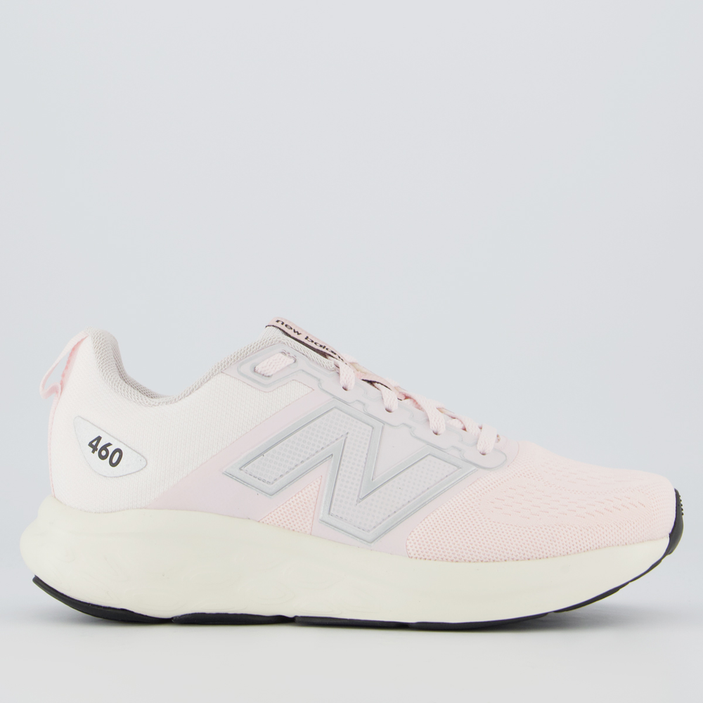 Tênis New Balance 460 V4 Feminino Rosa e Branco Tênis New Balance 460 V4 Feminino Rosa e Branco