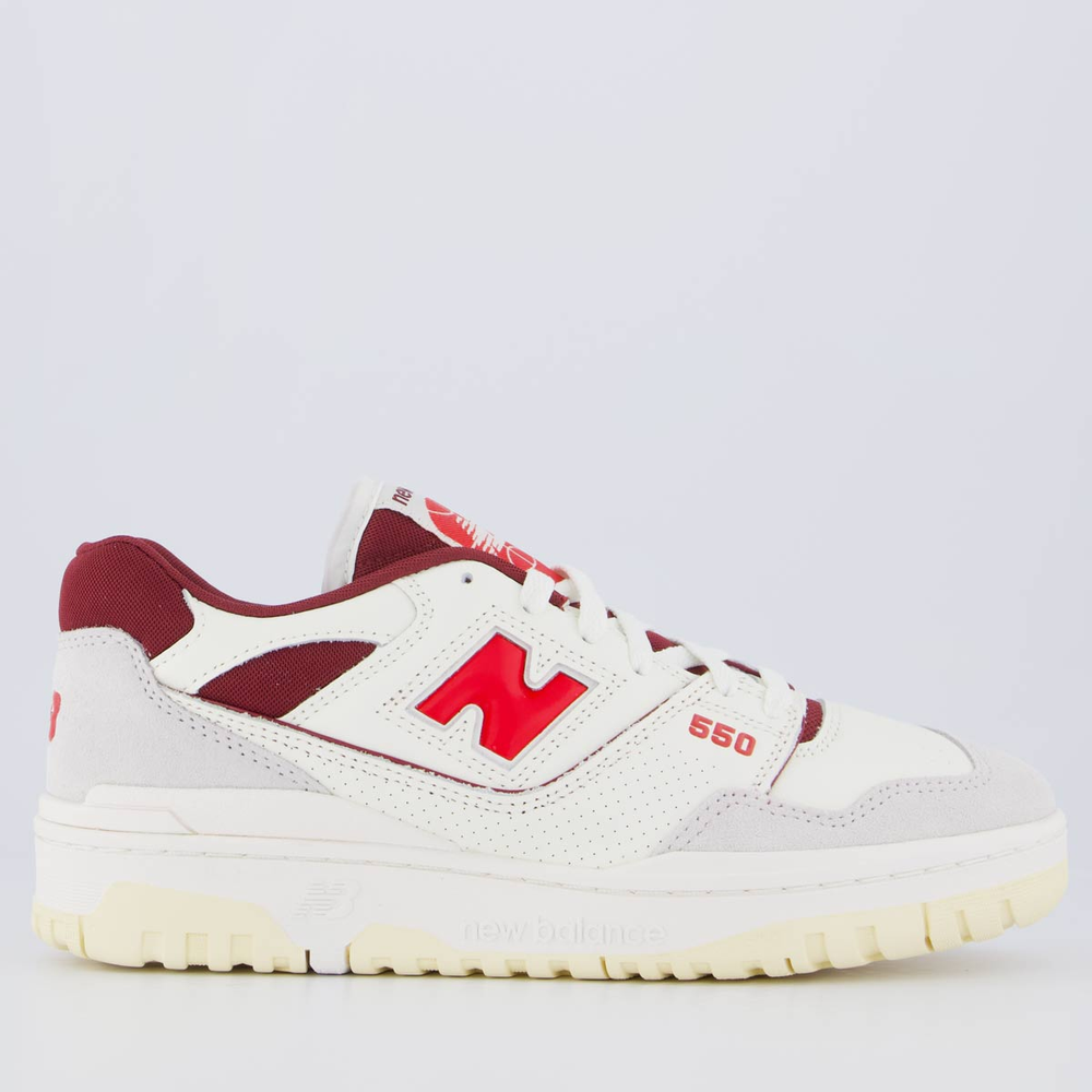 Tênis New Balance 550 Bege e Bordô