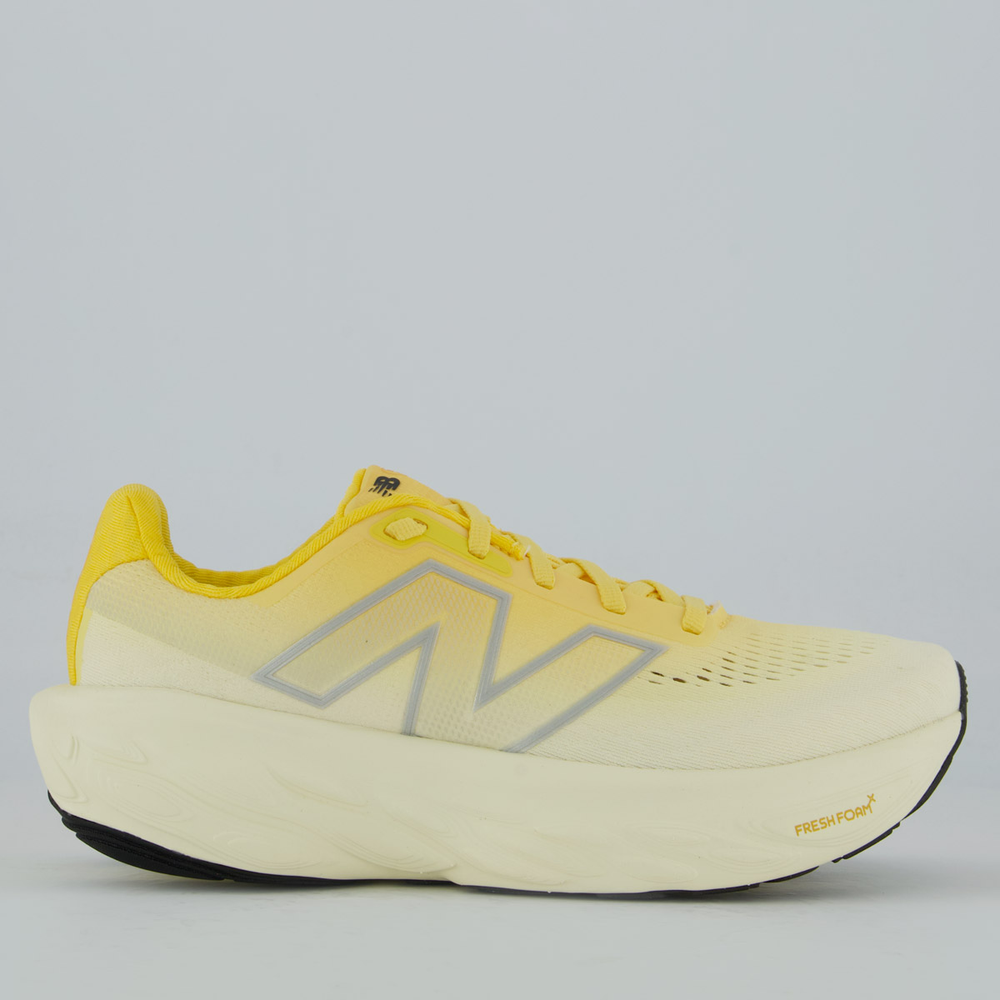 Tênis New Balance Fresh Foam X 1080 V14 Feminino Amarelo e Branco