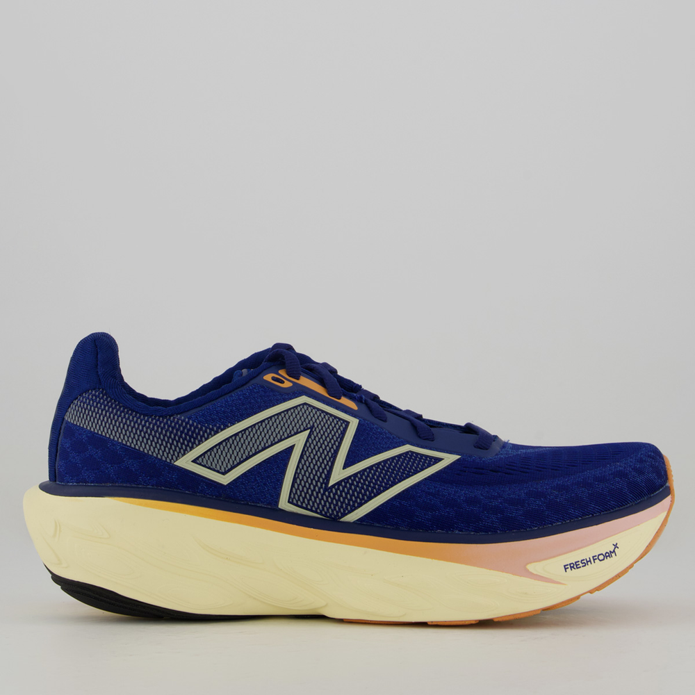 Tênis New Balance Fresh Foam X 1080 V14 Feminino Azul e Amarelo
