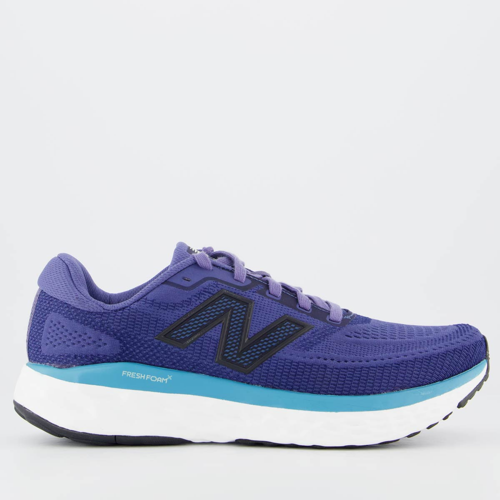 Tênis New Balance Fresh Foam X Evoz V4 Feminino Roxo Escuro Tênis New Balance Fresh Foam X Evoz V4 Feminino Roxo Escuro