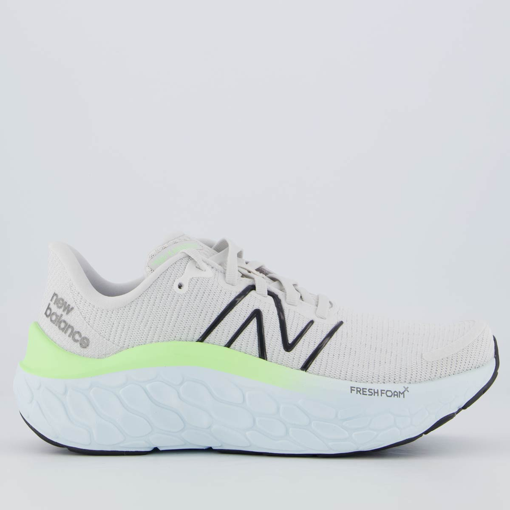 Tênis New Balance Fresh Foam X Kaiha Road Feminino Cinza e Verde Tênis New Balance Fresh Foam X Kaiha Road Feminino Cinza e Verde