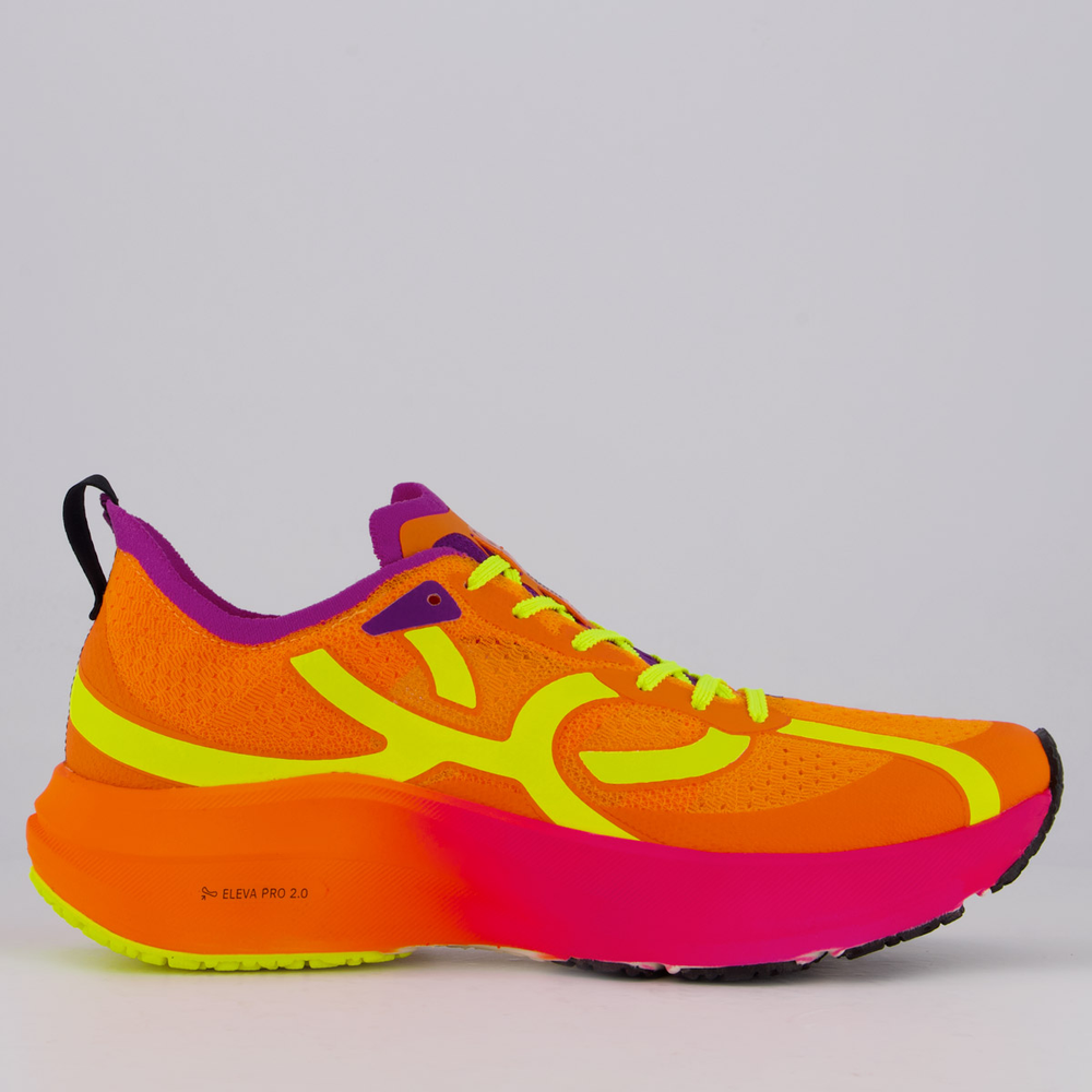 Tênis Olympikus Corre 4 Laranja e Amarelo Tênis Olympikus Corre 4 Laranja e Amarelo