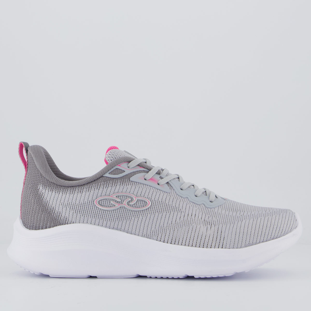 Tênis Olympikus Jade Feminino Cinza Escuro Tênis Olympikus Jade Feminino Cinza Escuro