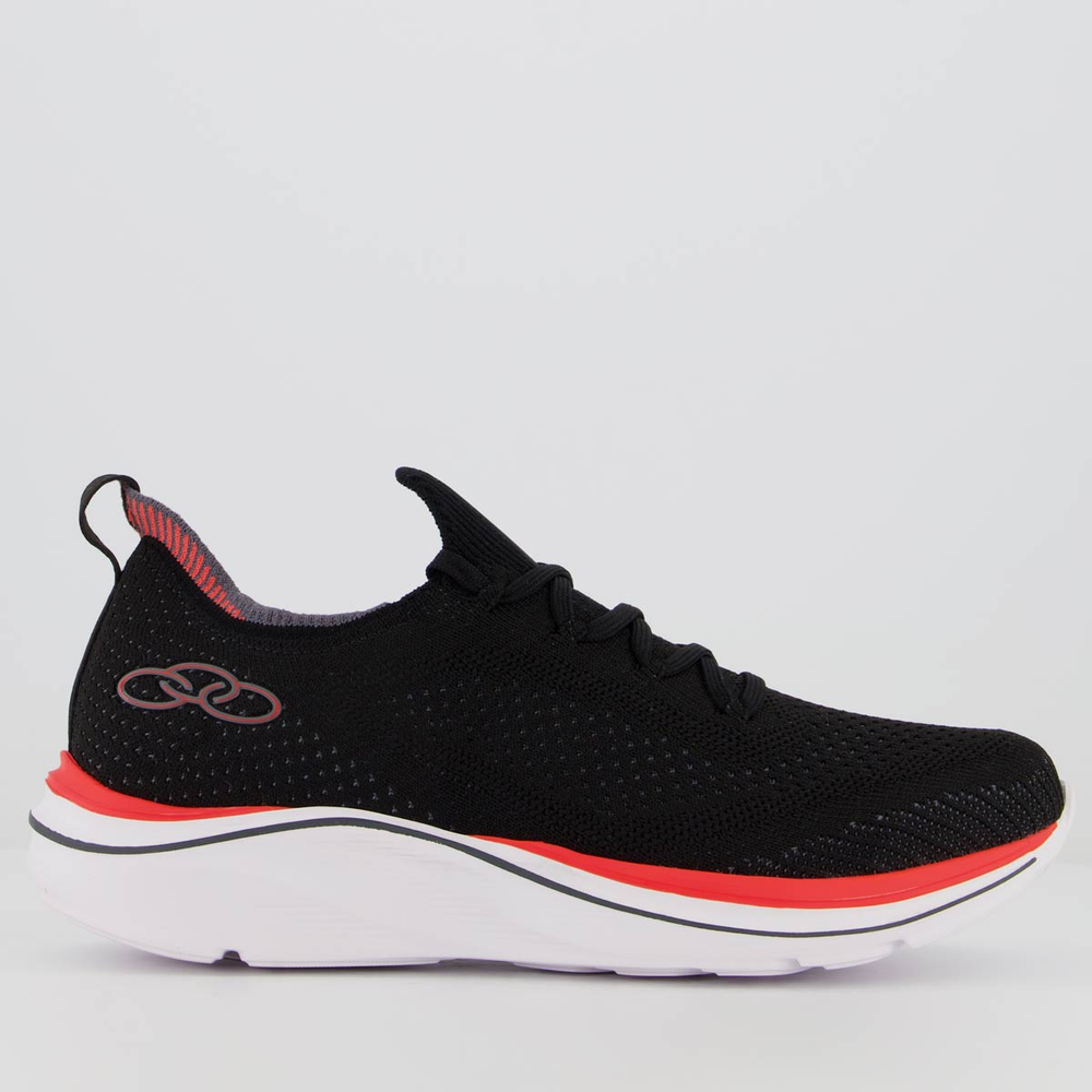 Tênis Olympikus Look Feminino Preto e Rosa Tênis Olympikus Look Feminino Preto e Rosa