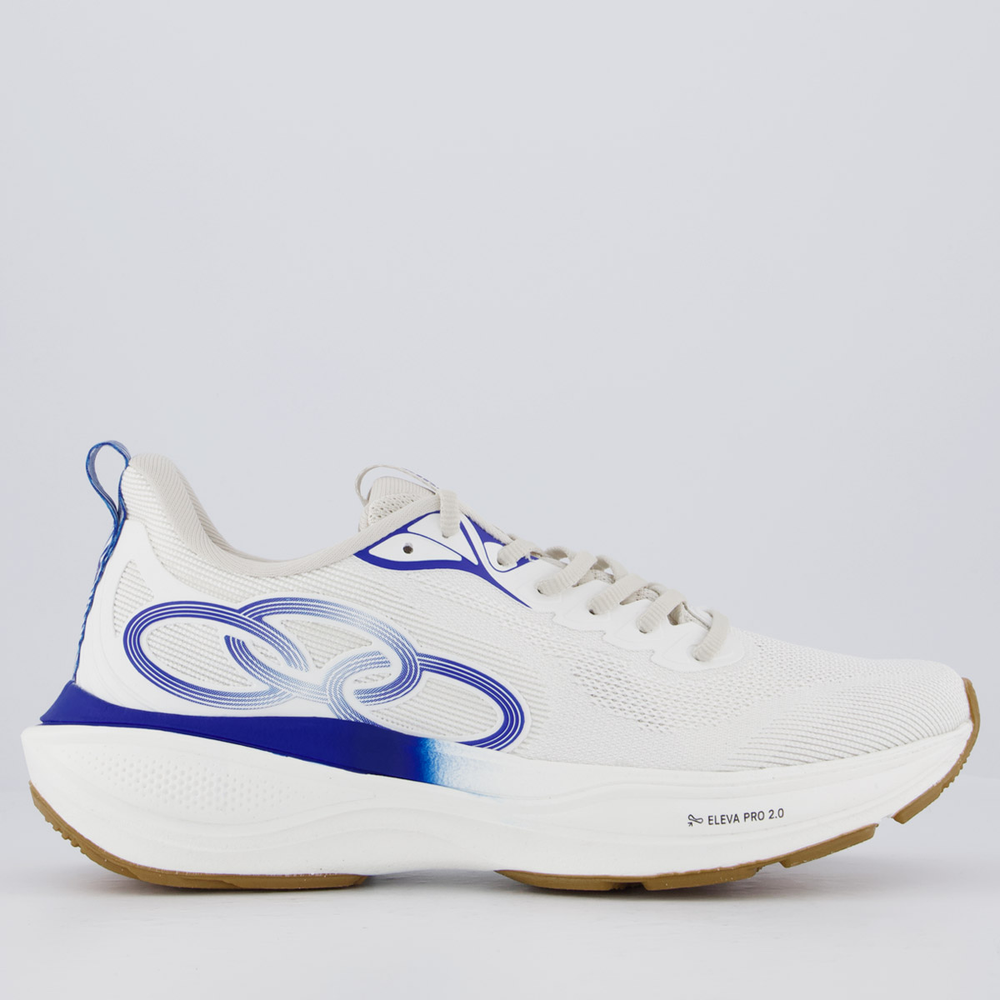 Tênis Olympikus Pride 4 Branco e Marinho Tênis Olympikus Pride 4 Branco e Marinho