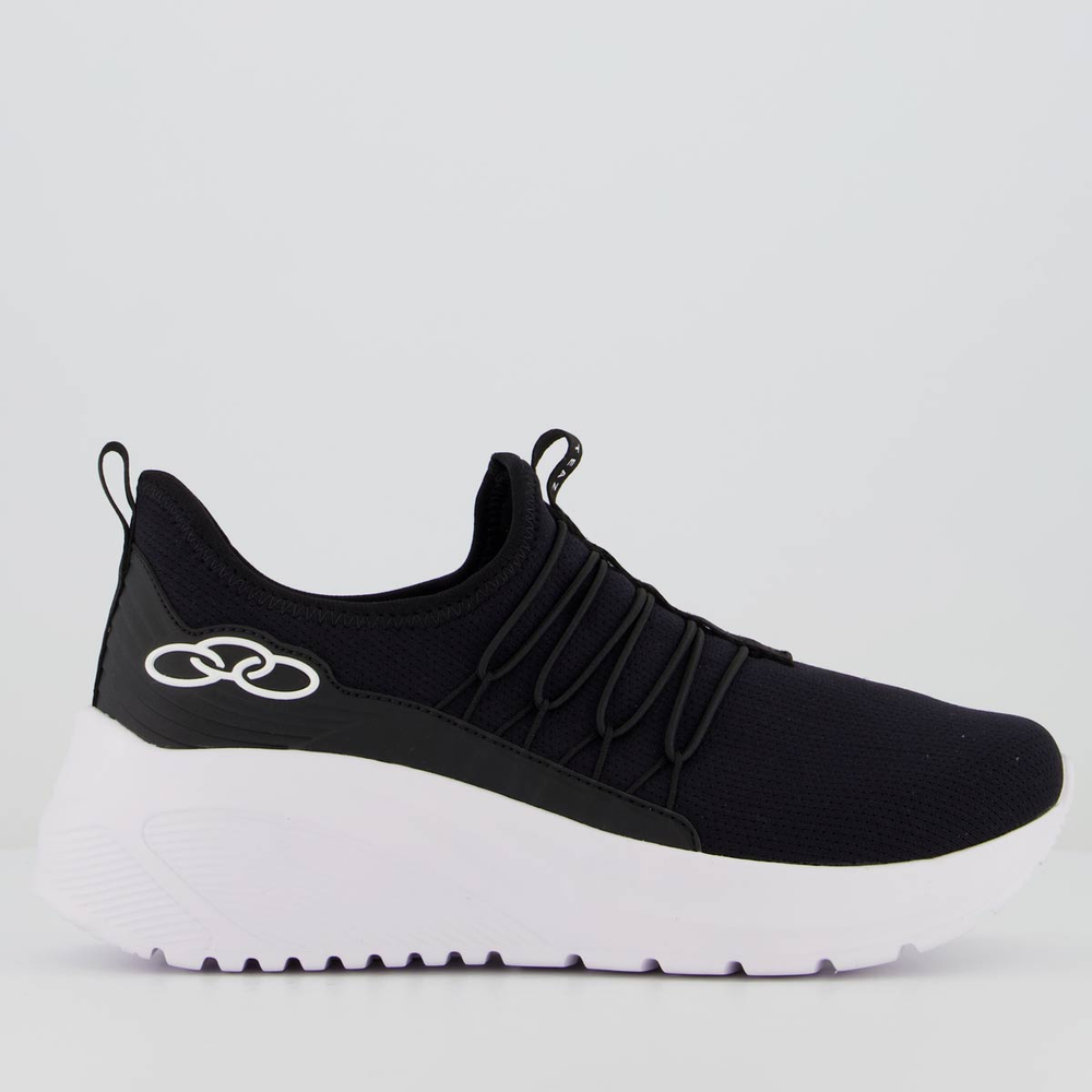 Tênis Olympikus Teaz Feminino Preto e Branco