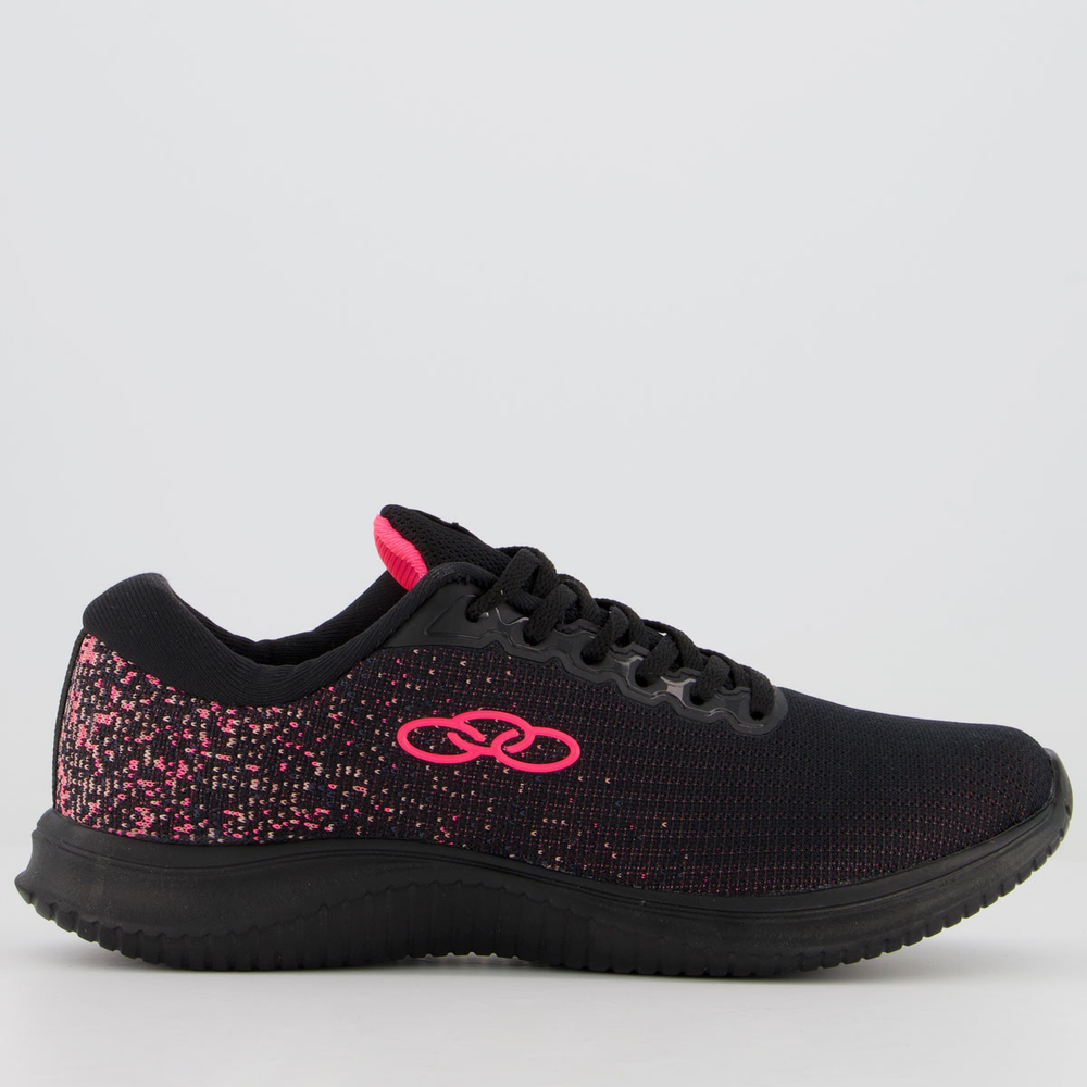 Tênis Olympikus Venus 2 Feminino Preto e Rosa