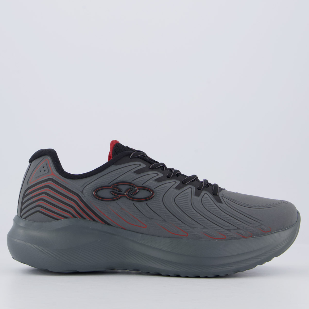 Tênis Olympikus Volcan 2 Cinza e Preto