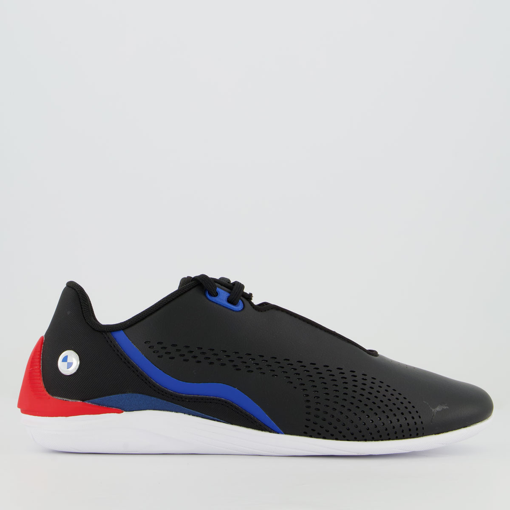 Tênis Puma BMW Motorsport Drift Cat Decima Preto Tênis Puma BMW Motorsport Drift Cat Decima Preto