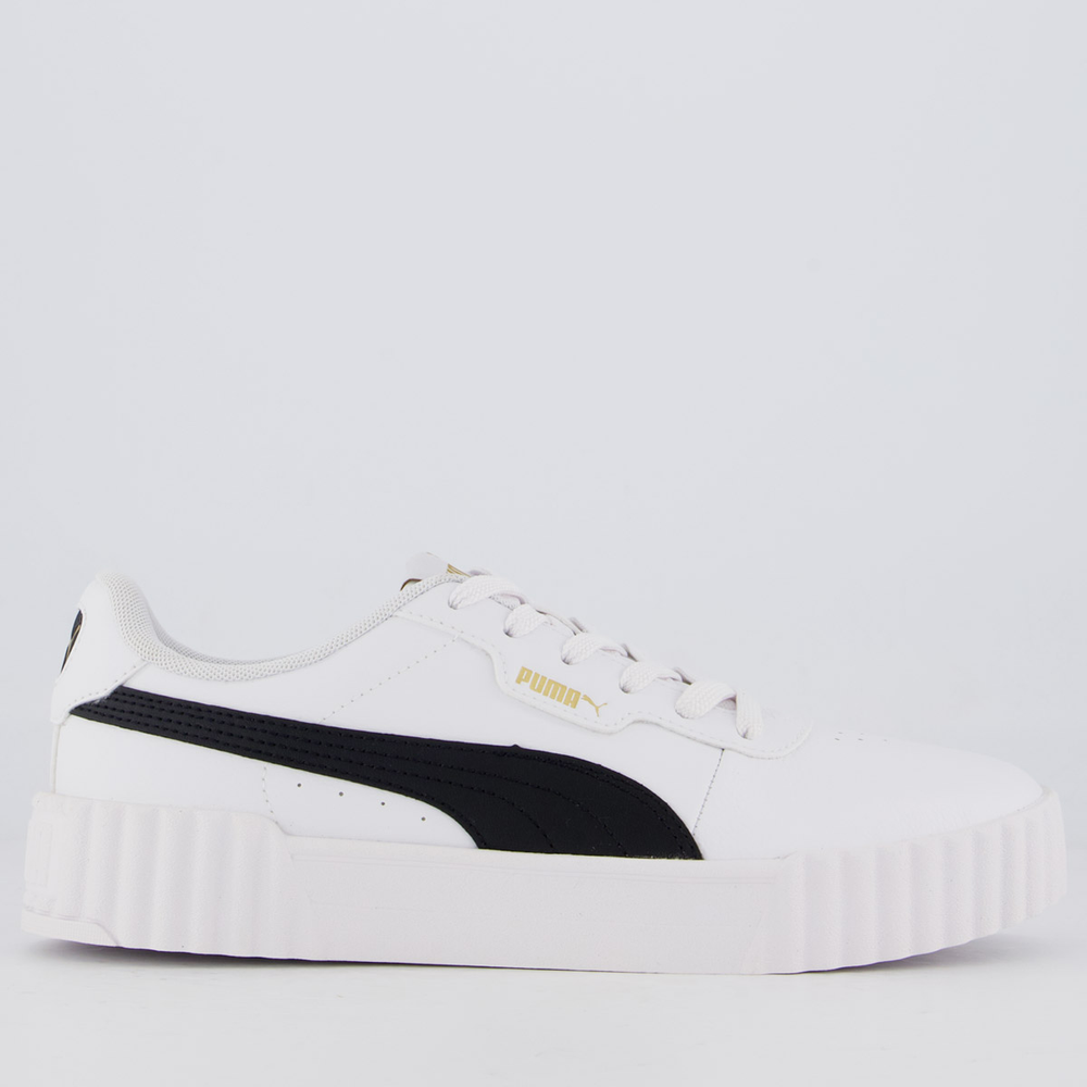 Tênis Puma Carina 3.0 Feminino Branco e Preto