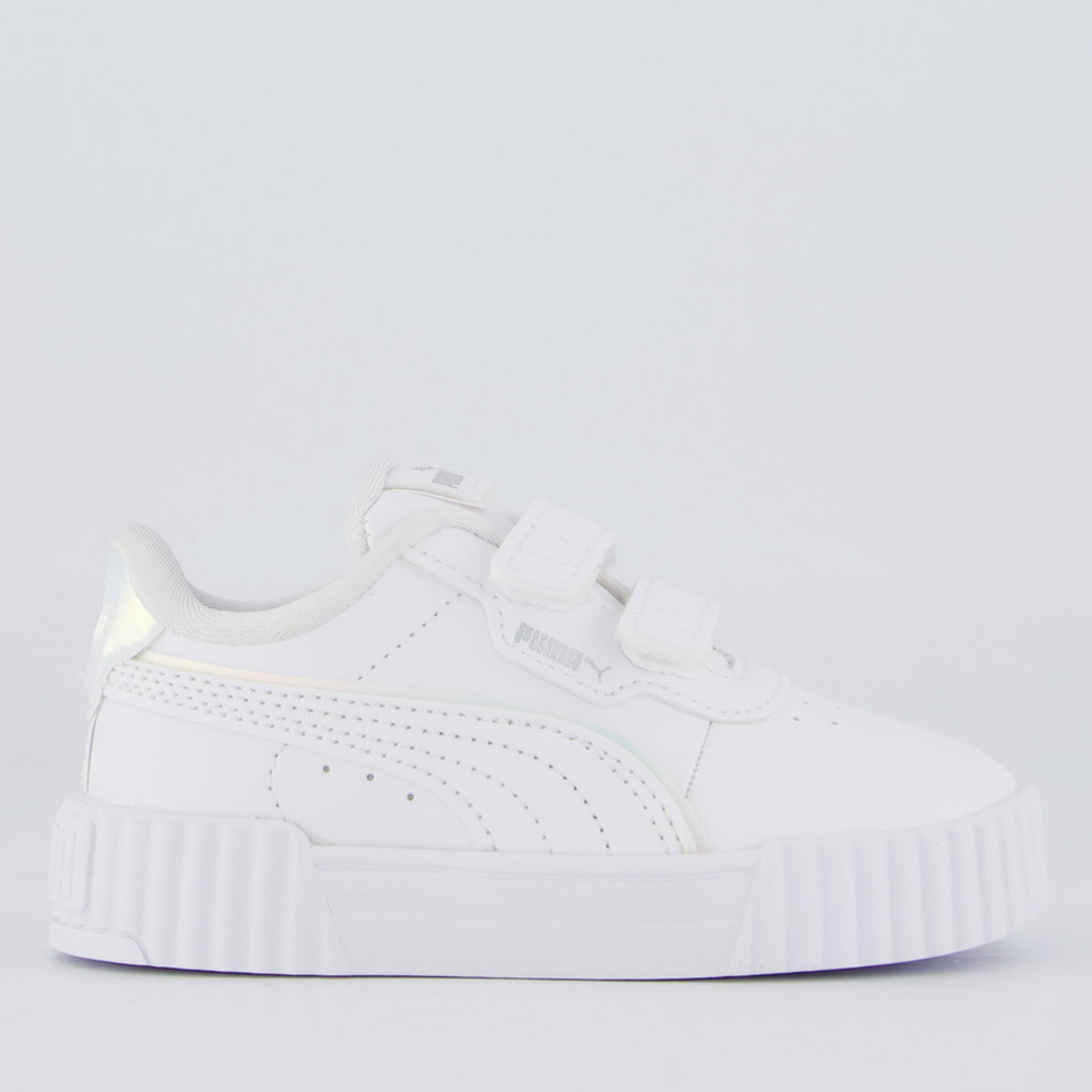 Tênis Puma Carina 3.0 Holo 2.0 Infantil Branco Tênis Puma Carina 3.0 Holo 2.0 Infantil Branco