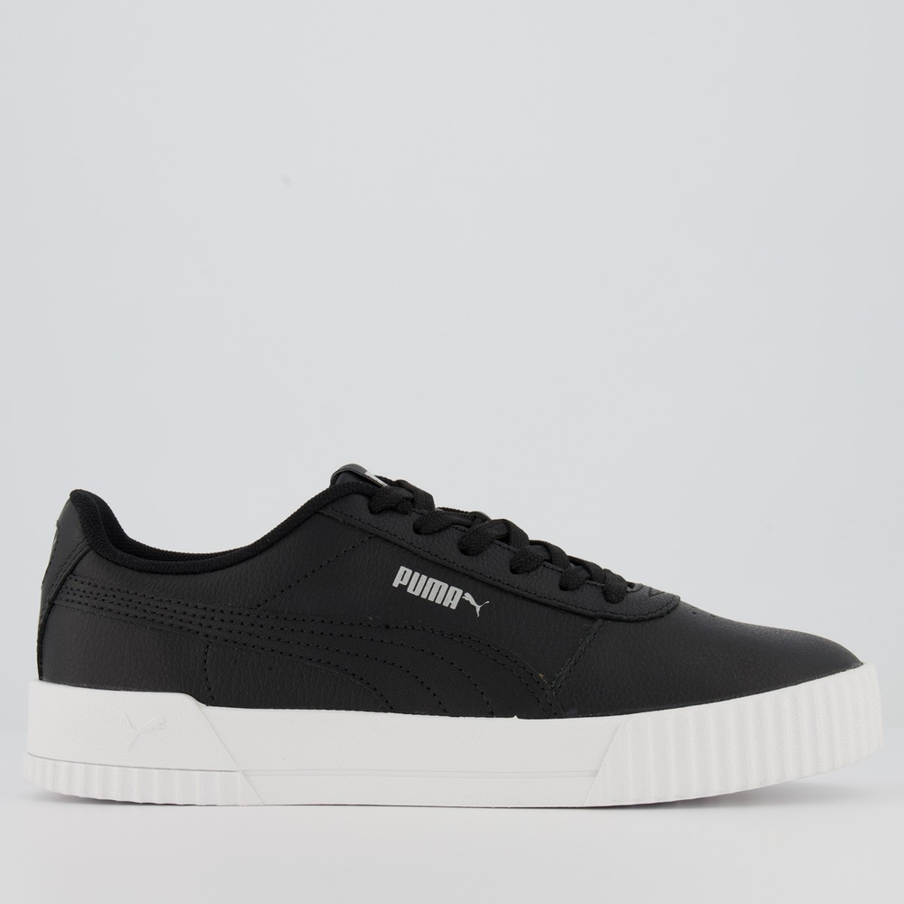 Tênis Puma Carina L BDP Feminino Preto e Branco