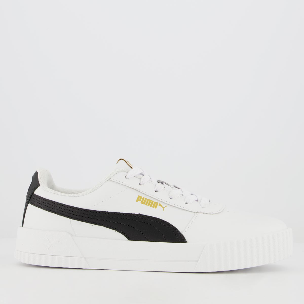 Tênis Puma Carina L BDP II Feminino Branco e Preto Tênis Puma Carina L BDP II Feminino Branco e Preto