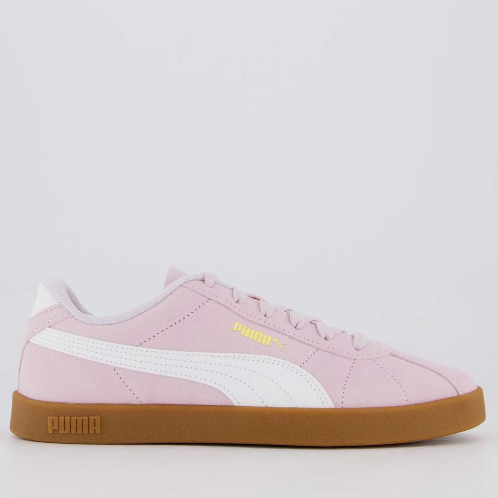 Tênis Puma Club II Feminino Lilás Tênis Puma Club II Feminino Lilás