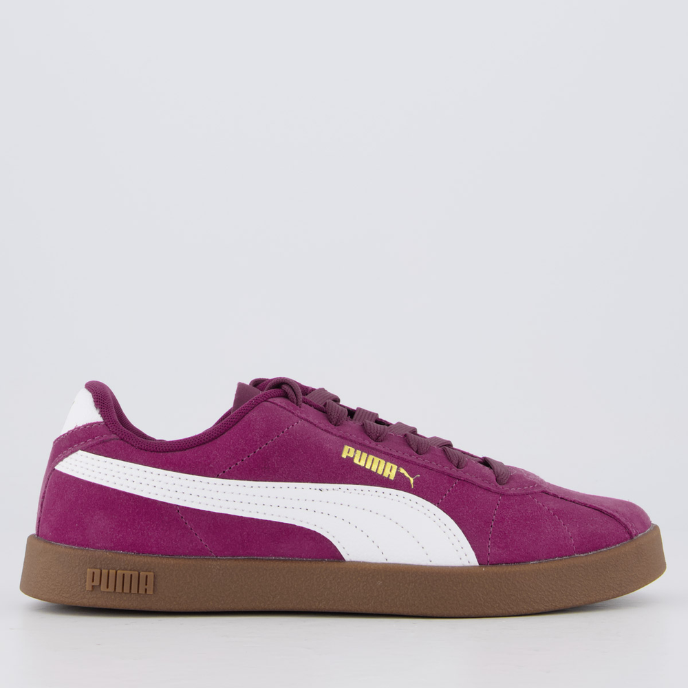 Tênis Puma Club II Feminino Roxo Tênis Puma Club II Feminino Roxo