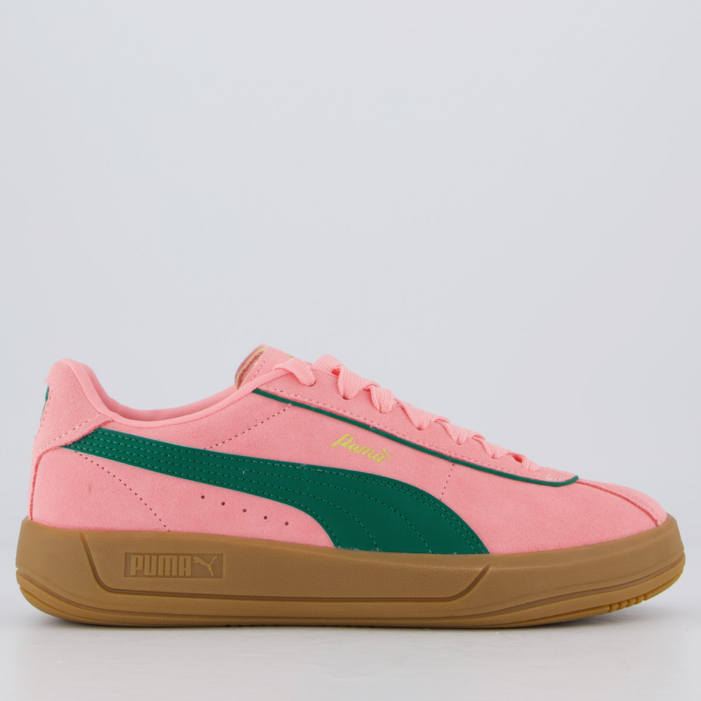 Tênis Puma Club Klassika SD Feminino Rosa e Verde
