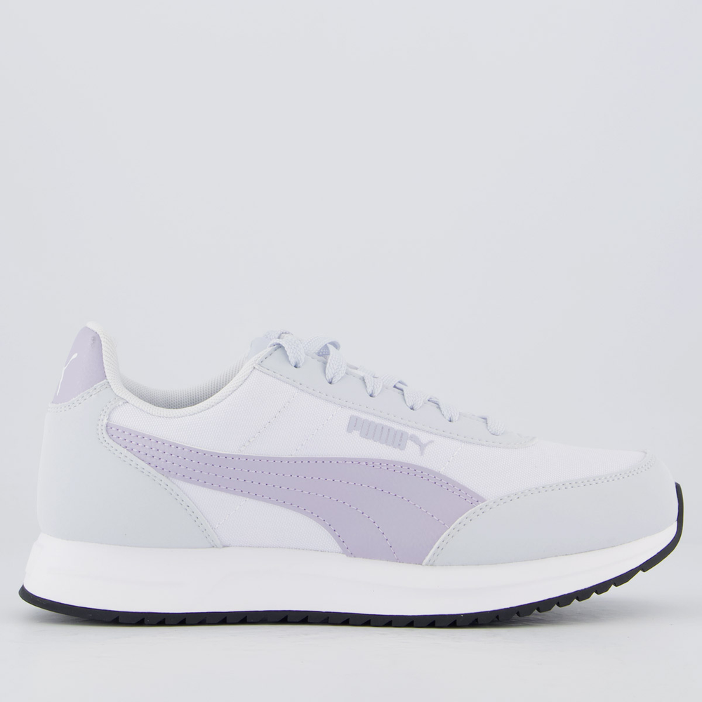 Tênis Puma R78 Lightwind Feminino Branco e Lilás