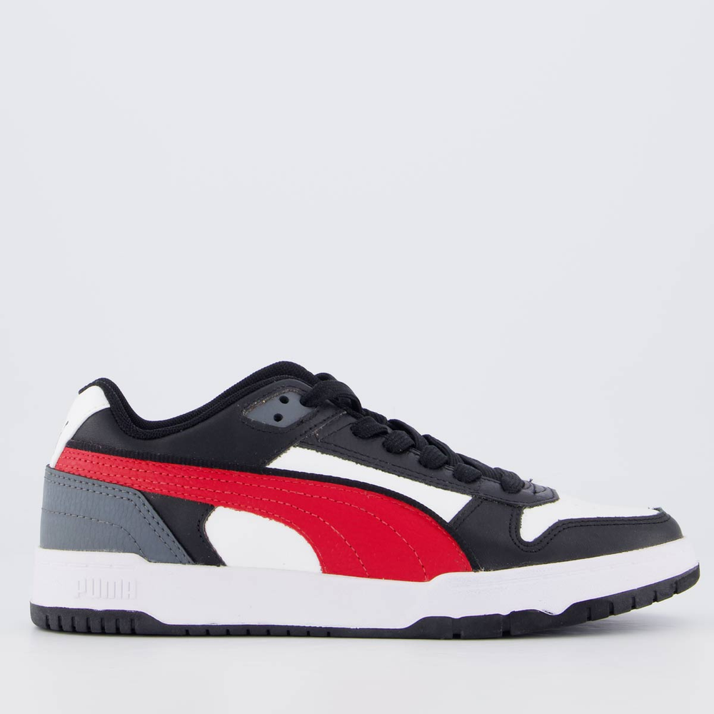 Tenis Puma RBD Game Low BDP Branco e Vermelho Tenis Puma RBD Game Low BDP Branco e Vermelho