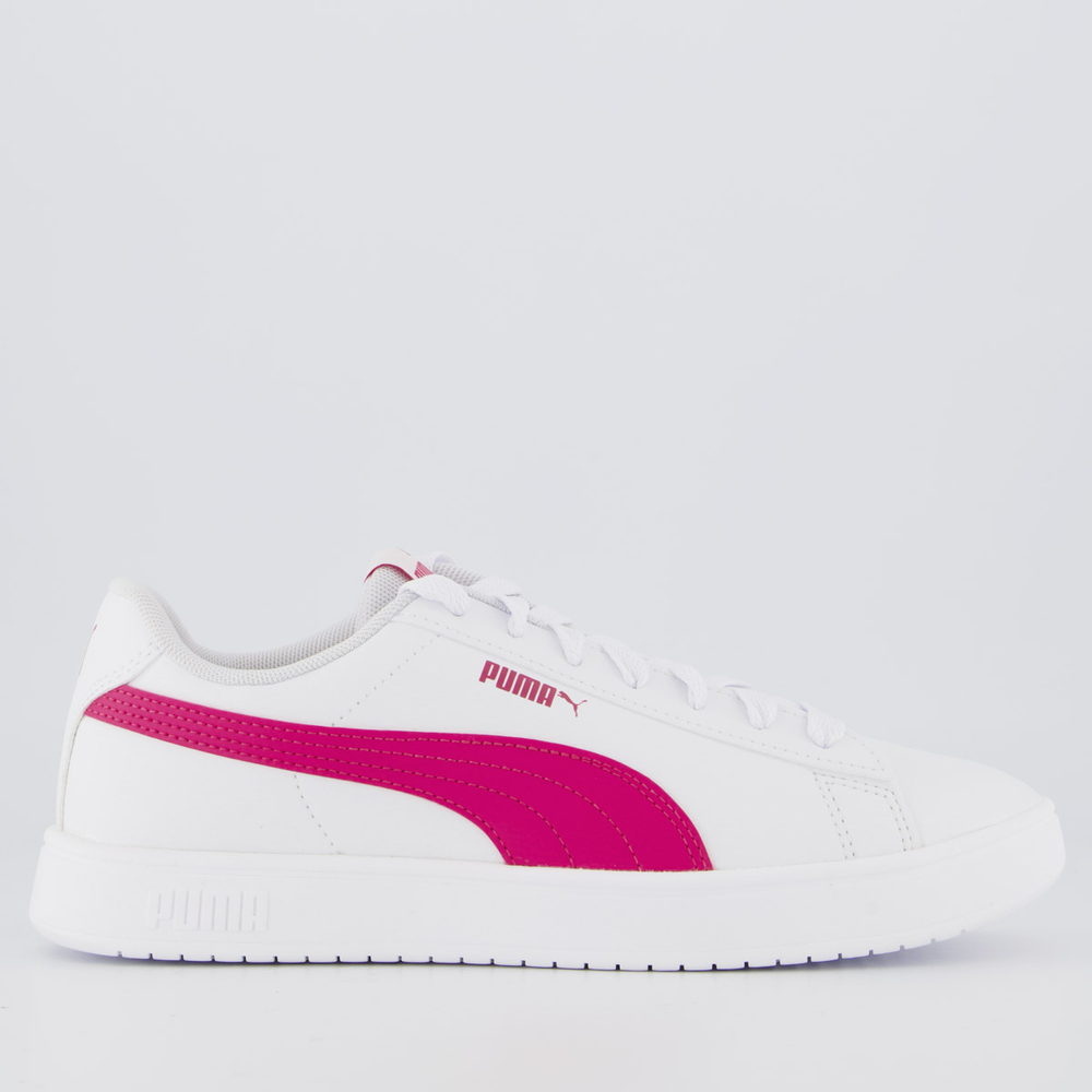 Tênis Puma Rickie Classic Feminino Branco e Pink Tênis Puma Rickie Classic Feminino Branco e Pink