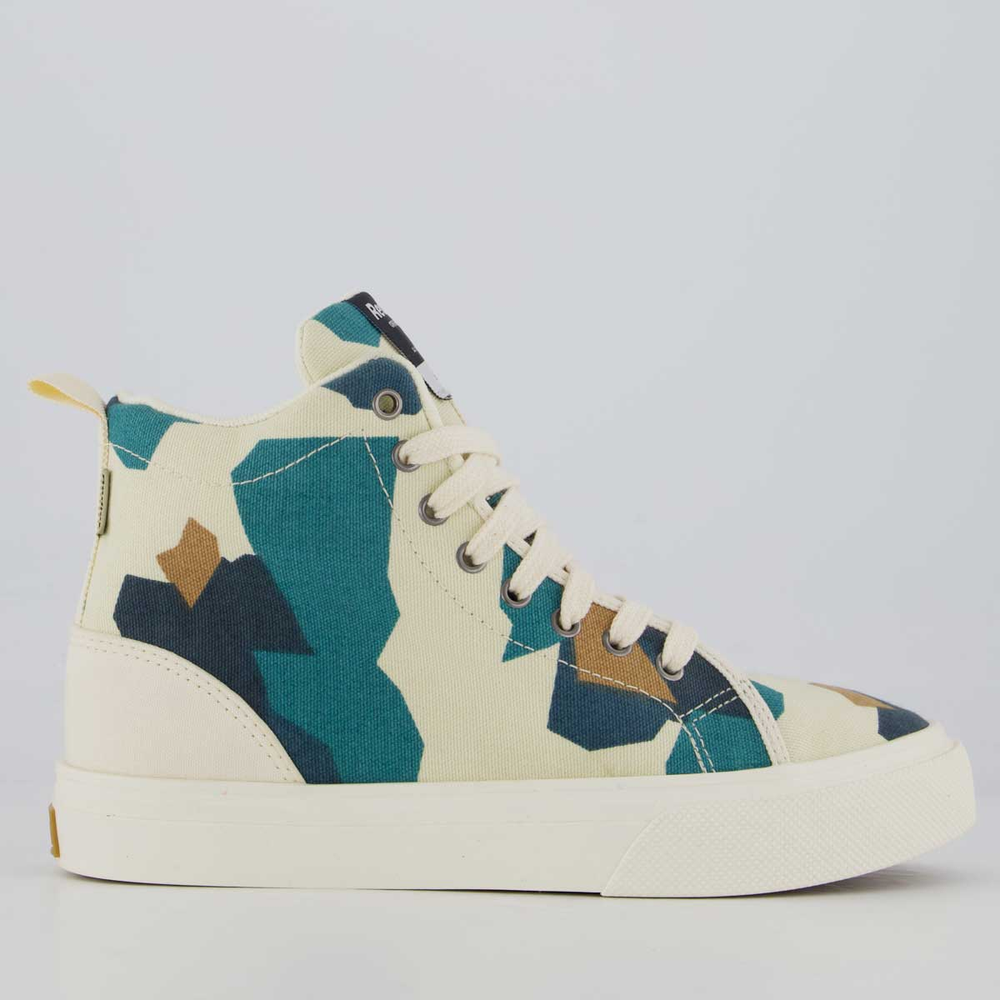Tênis Redley High Branco e Verde
