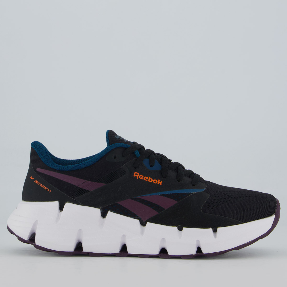 Tênis Reebok Zig Dynamica 5 Feminino Preto e Branco