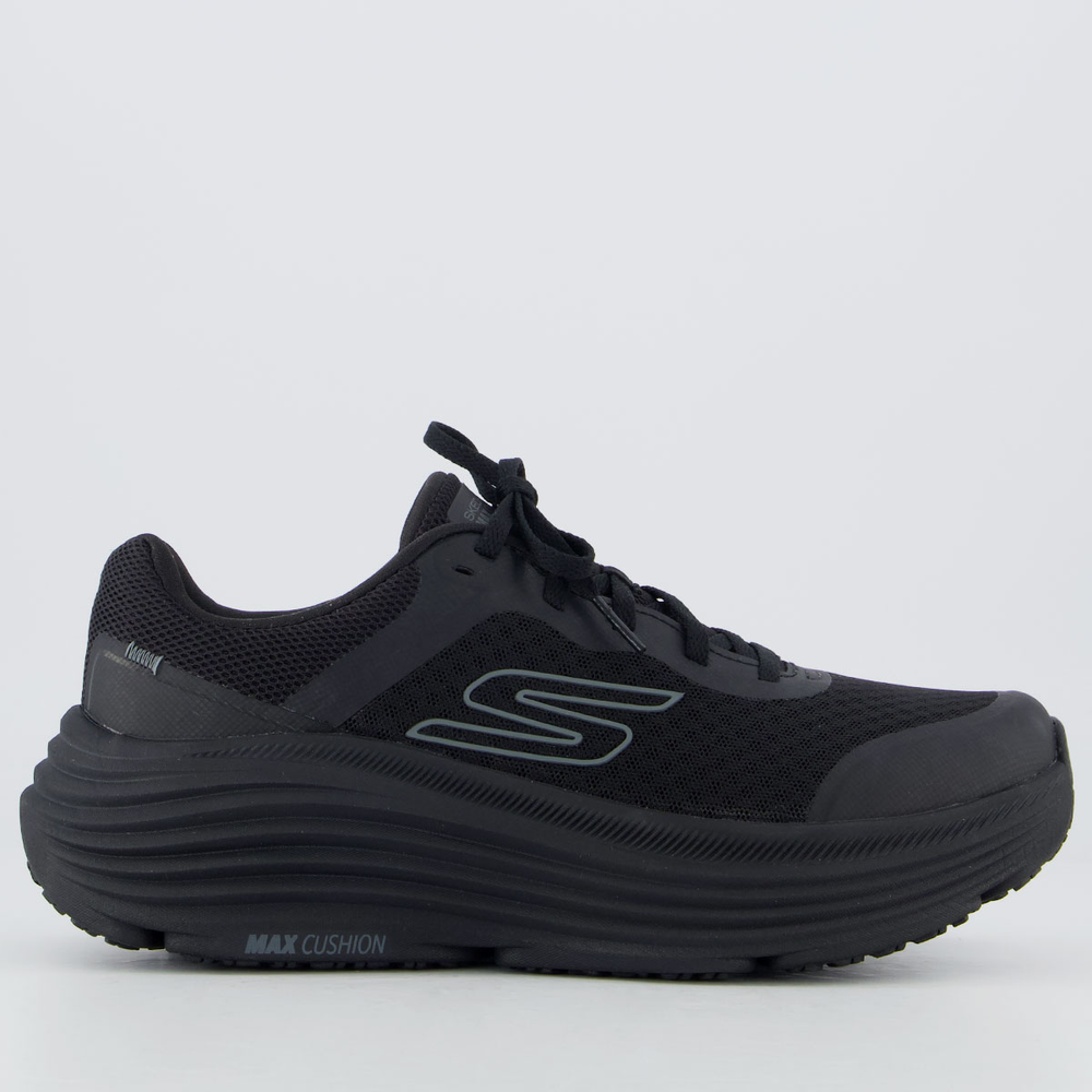 Tênis Skechers Max Cushioning Endeavour Feminino Preto Tênis Skechers Max Cushioning Endeavour Feminino Preto