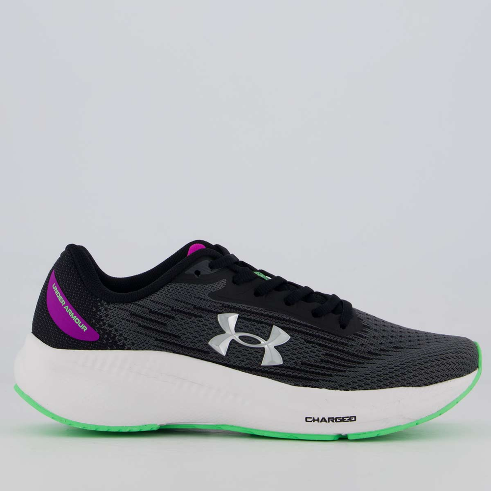 Tênis Under Armour Charged Starlight SE Feminino Cinza Tênis Under Armour Charged Starlight SE Feminino Cinza