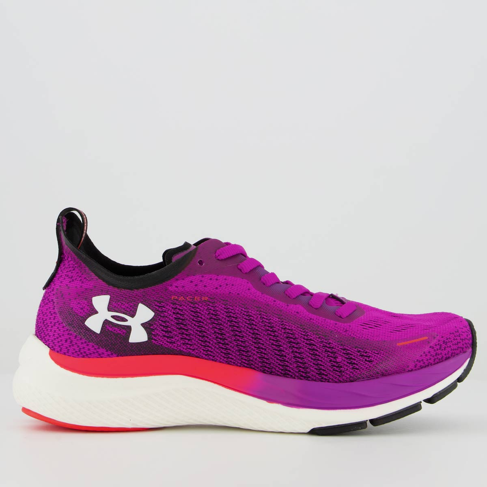 Tênis Under Armour Pacer Feminino Roxo Tênis Under Armour Pacer Feminino Roxo