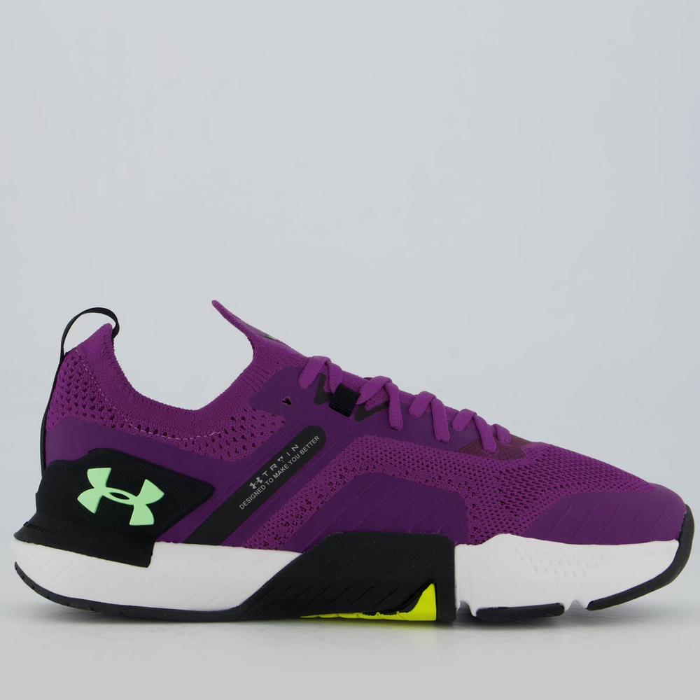 Tênis Under Armour Tribase Cross SE Feminino Roxo Tênis Under Armour Tribase Cross SE Feminino Roxo