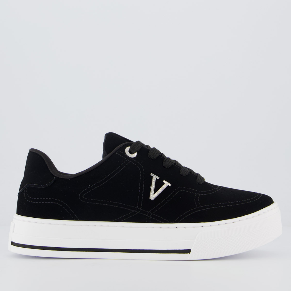 Tênis Via Marte V027 Feminino Preto Tênis Via Marte V027 Feminino Preto