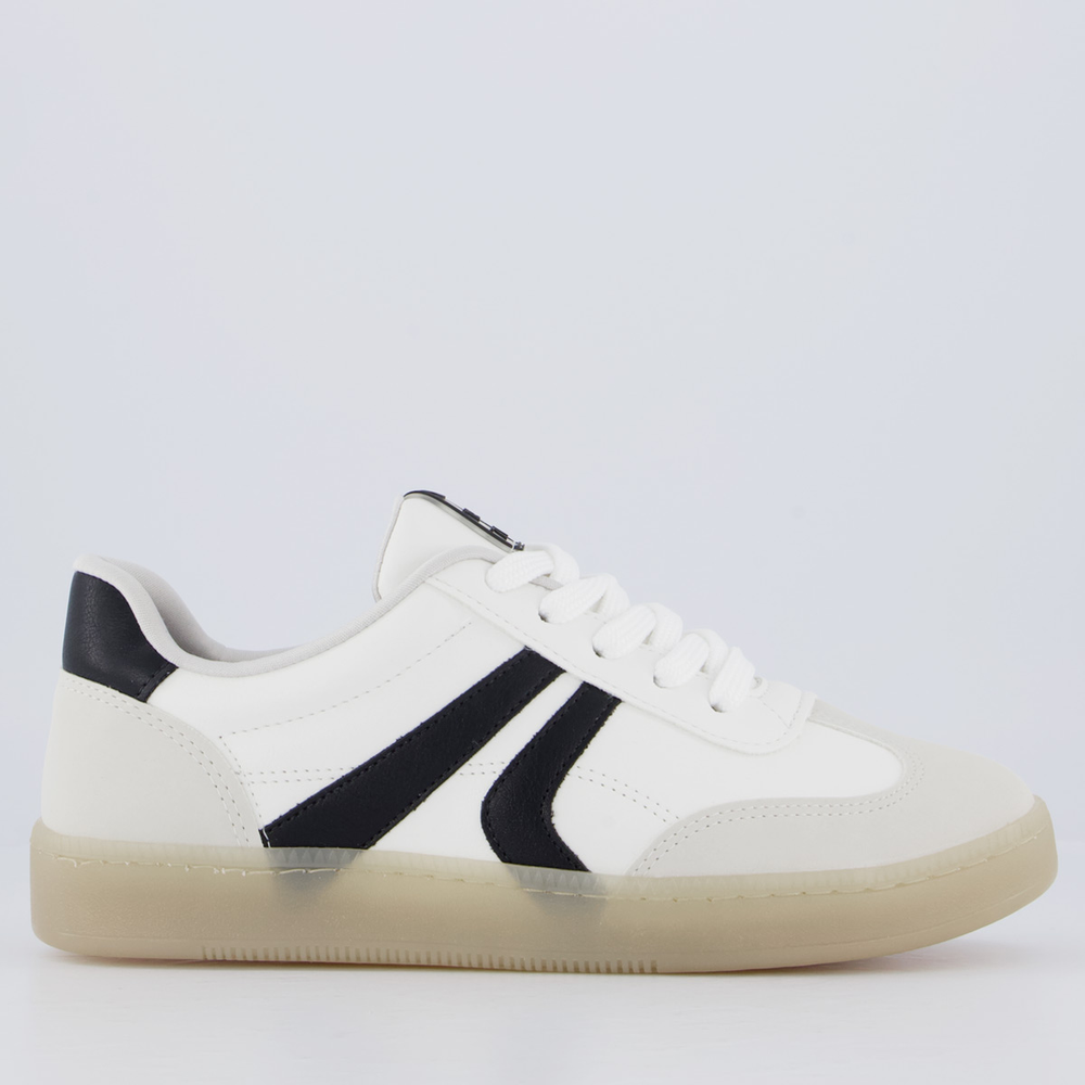 Tênis Via Marte V213 Feminino Branco e Preto