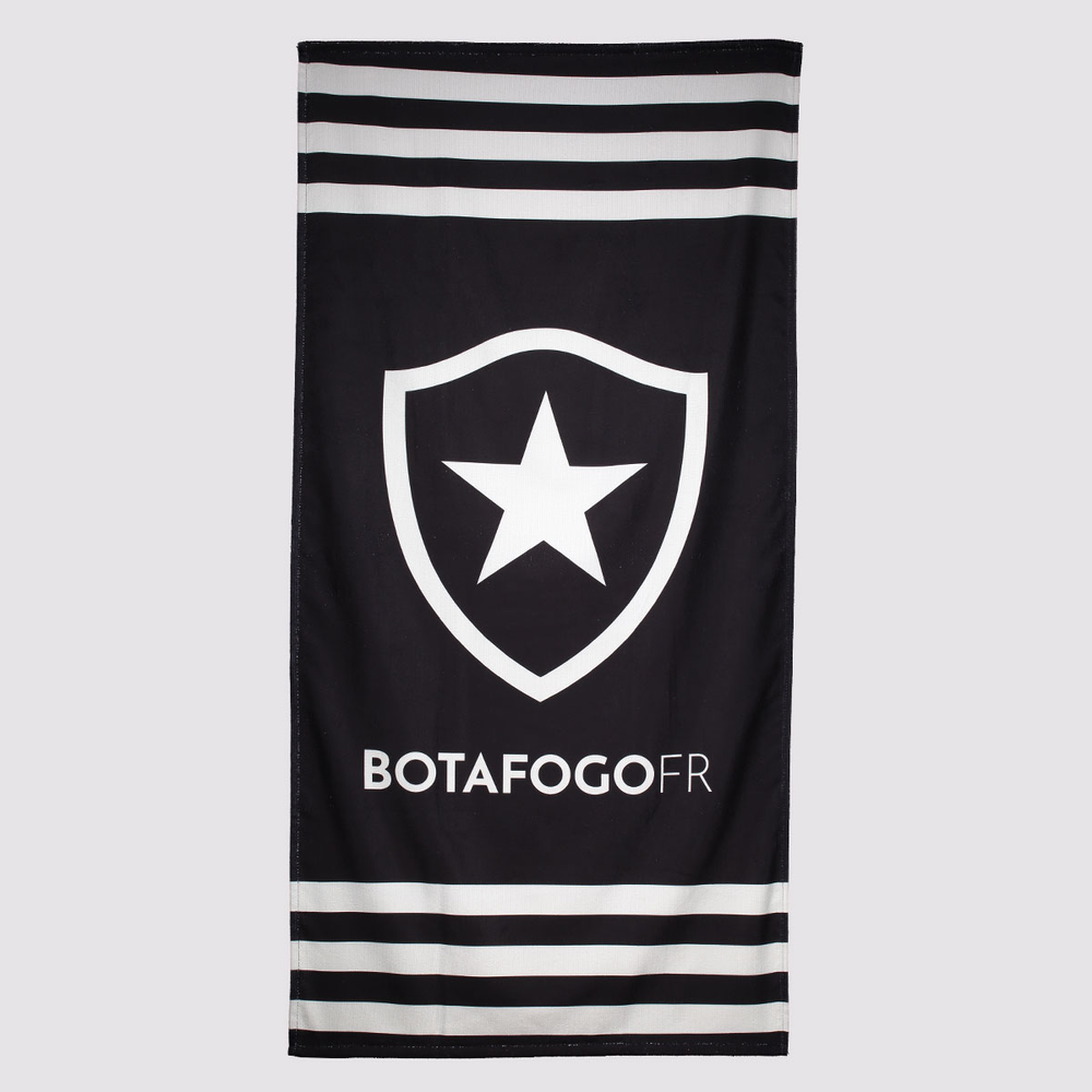 Toalha de Banho Botafogo Escudo Preta
