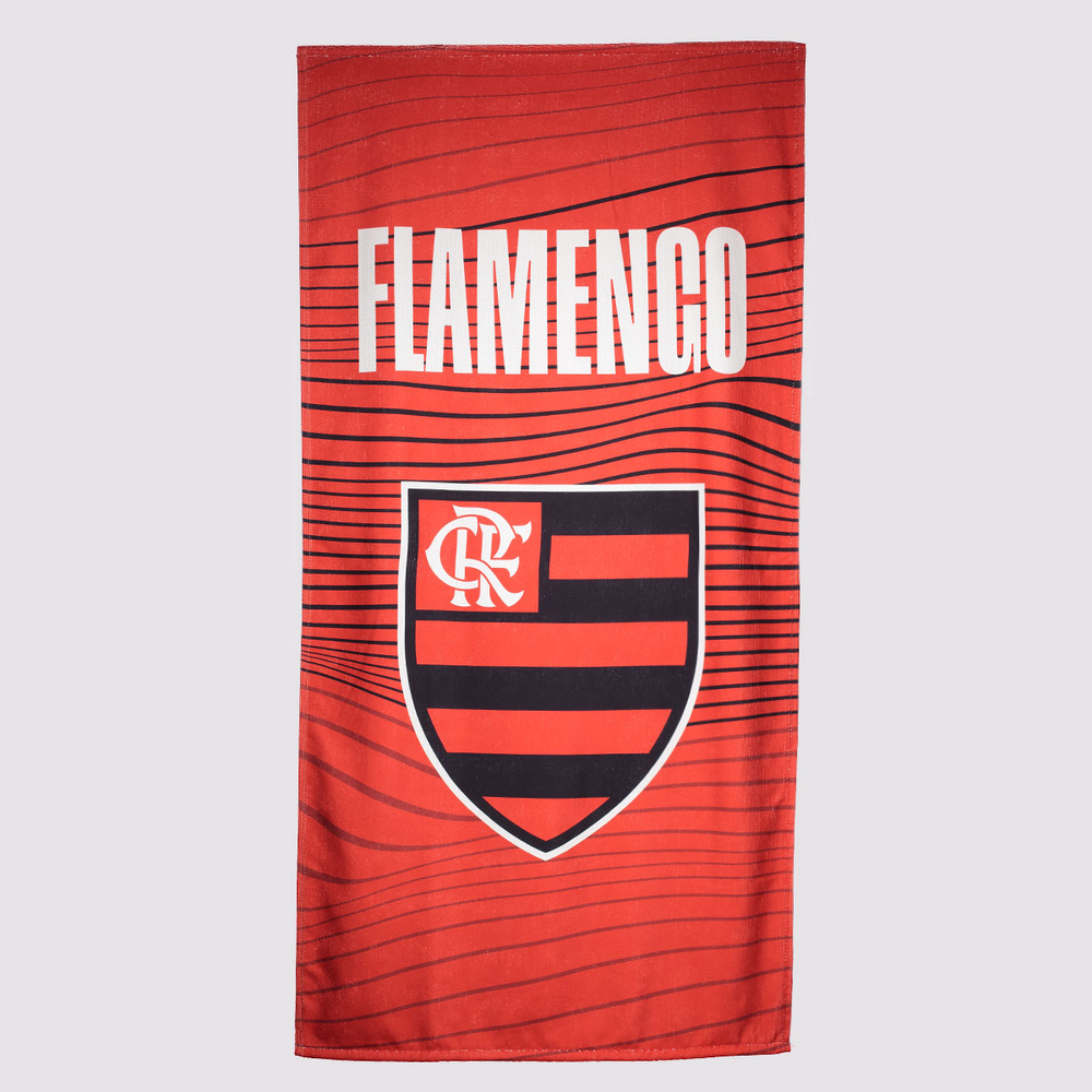 Toalha de Banho Flamengo Escudo Vermelha Toalha de Banho Flamengo Escudo Vermelha