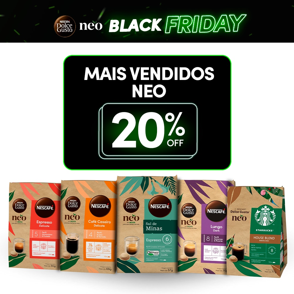 Combo Mais Vendidos NEO com 20% OFF Combo Mais Vendidos NEO com 20% OFF