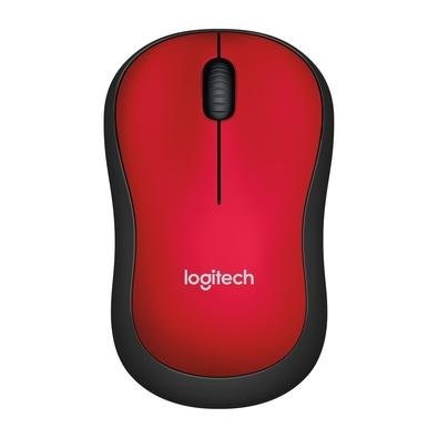 Mouse sem fio Logitech M185 com Design Ambidestro Compacto, Conexão USB e Pilha Inclusa, Vermelho - 910-003635 Mouse sem fio Logitech M185 com Design Ambidestro Compacto, Conexão USB e Pilha Inclusa, Vermelho - 910-003635
