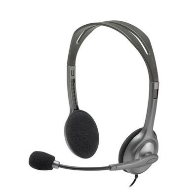 Headset com fio Logitech H111 com Microfone com Redução de Ruído e Conexão 3,5mm - 981-000612 Headset com fio Logitech H111 com Microfone com Redução de Ruído e Conexão 3,5mm - 981-000612