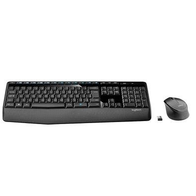 Combo Teclado e Mouse sem fio Logitech MK345 com Teclado com Apoio e Mouse Destro, USB, Pilhas Inclusas e Layout ABNT2 - 920-007821 Combo Teclado e Mouse sem fio Logitech MK345 com Teclado com Apoio e Mouse Destro, USB, Pilhas Inclusas e Layout ABNT2 - 920-007821
