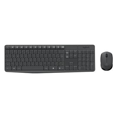 Combo Teclado e Mouse sem fio Logitech MK235 com Conexão USB, Pilhas Inclusas e Layout ABNT2 - 920-007903 Combo Teclado e Mouse sem fio Logitech MK235 com Conexão USB, Pilhas Inclusas e Layout ABNT2 - 920-007903