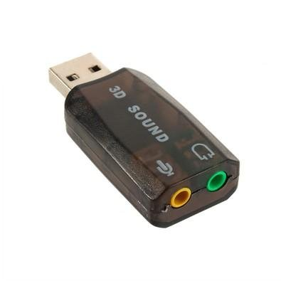 Adaptador de Áudio USB para P2, MD9, Grafite - 7723 Adaptador de Áudio USB para P2, MD9, Grafite - 7723