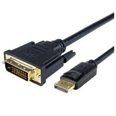 Cabo Adaptador Displayport Macho x DVI D Macho MD9, 1.8 Metros - 7728 Cabo Adaptador Displayport Macho x DVI D Macho MD9, 1.8 Metros - 7728
